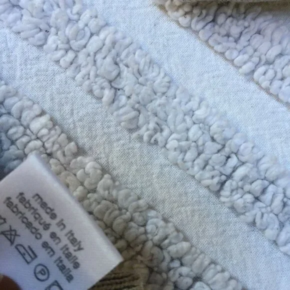 Debra C Beverly Hills Cardigan Sweater Ruffle Front Cropped Tan Size Medium Silk